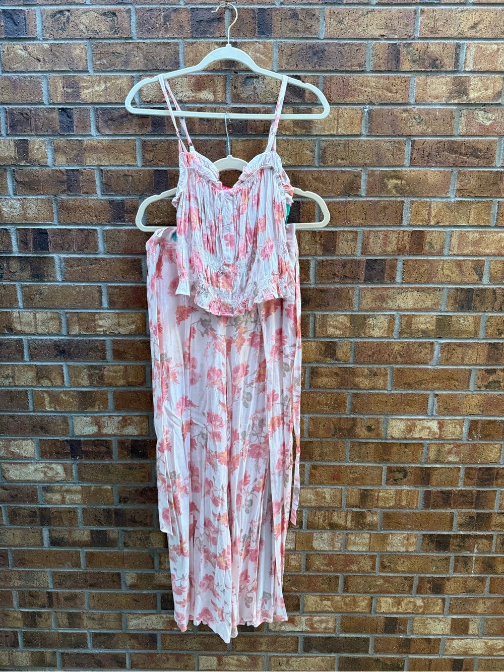 Guess Pink Floral White Matching Set - Picture 1 of 6